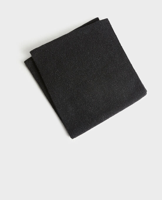 Alpaca blend snood A092 BLACK KNIT