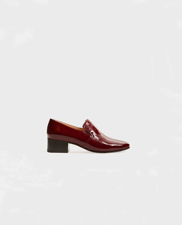 Leather moccasins Royale red