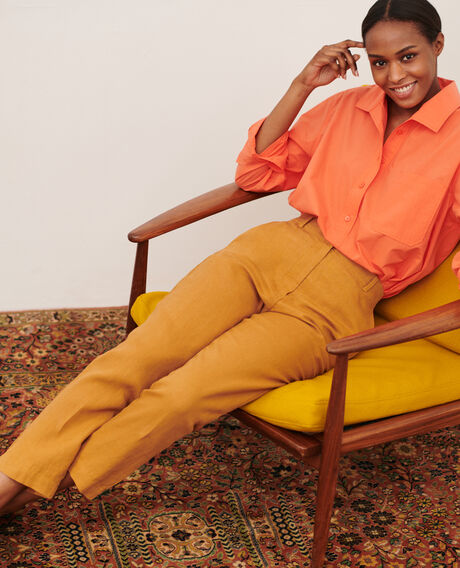 MARGUERITE - Cigarette trousers 36 brown 2spa230f03