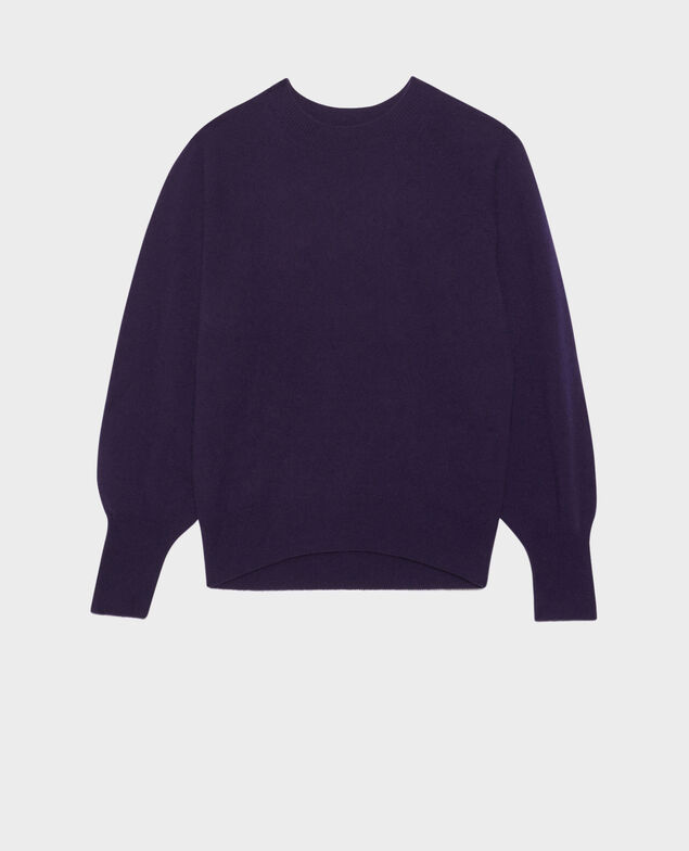 Round neck cashmere jumper 8846 69 navy 2wju051w23