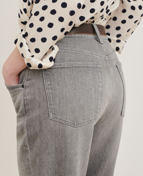 RITA - SLOUCHY - Loose cotton jeans 110 denim grey 2spe394