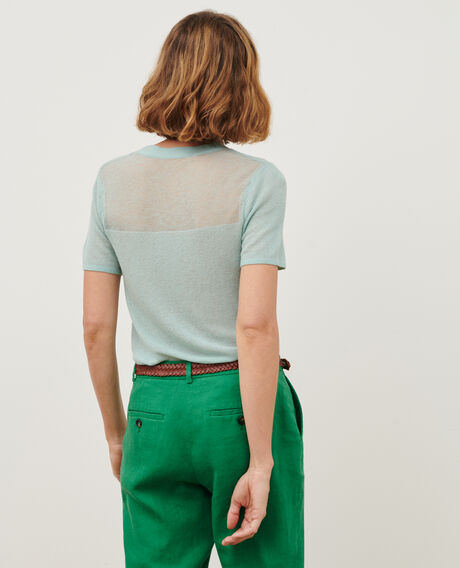 Short-sleeve top 0500 surf spray green 3sju147l02