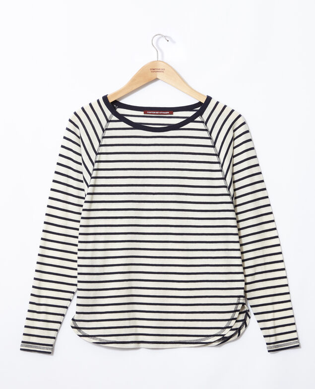 Striped T-shirt White