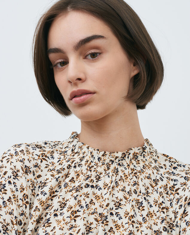Flowing printed top Indienne light