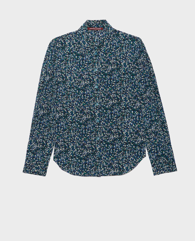 SIBYLLE - Silk shirt 8860 66 blue print