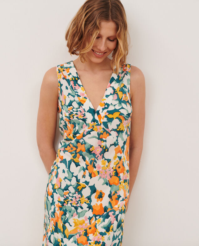 Silky maxi dress