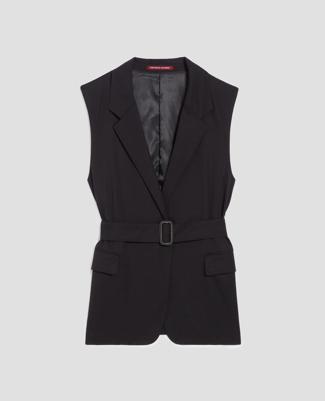 Wool blazer H091 black beauty