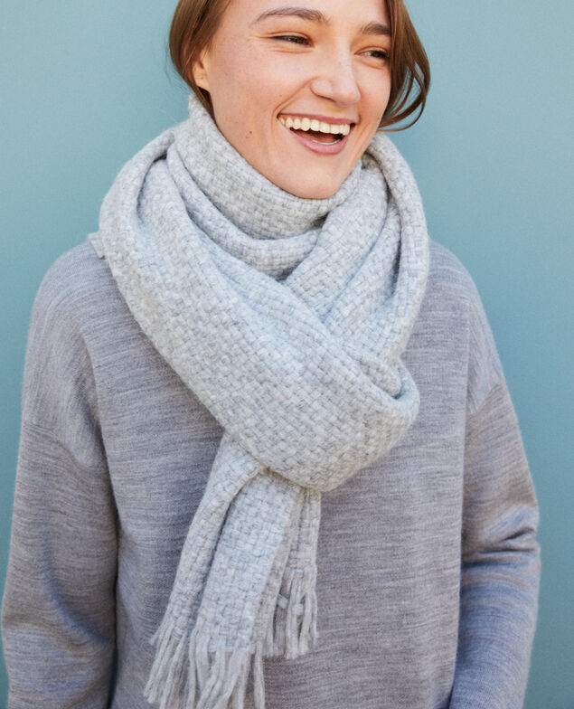 Big scarf Light grey