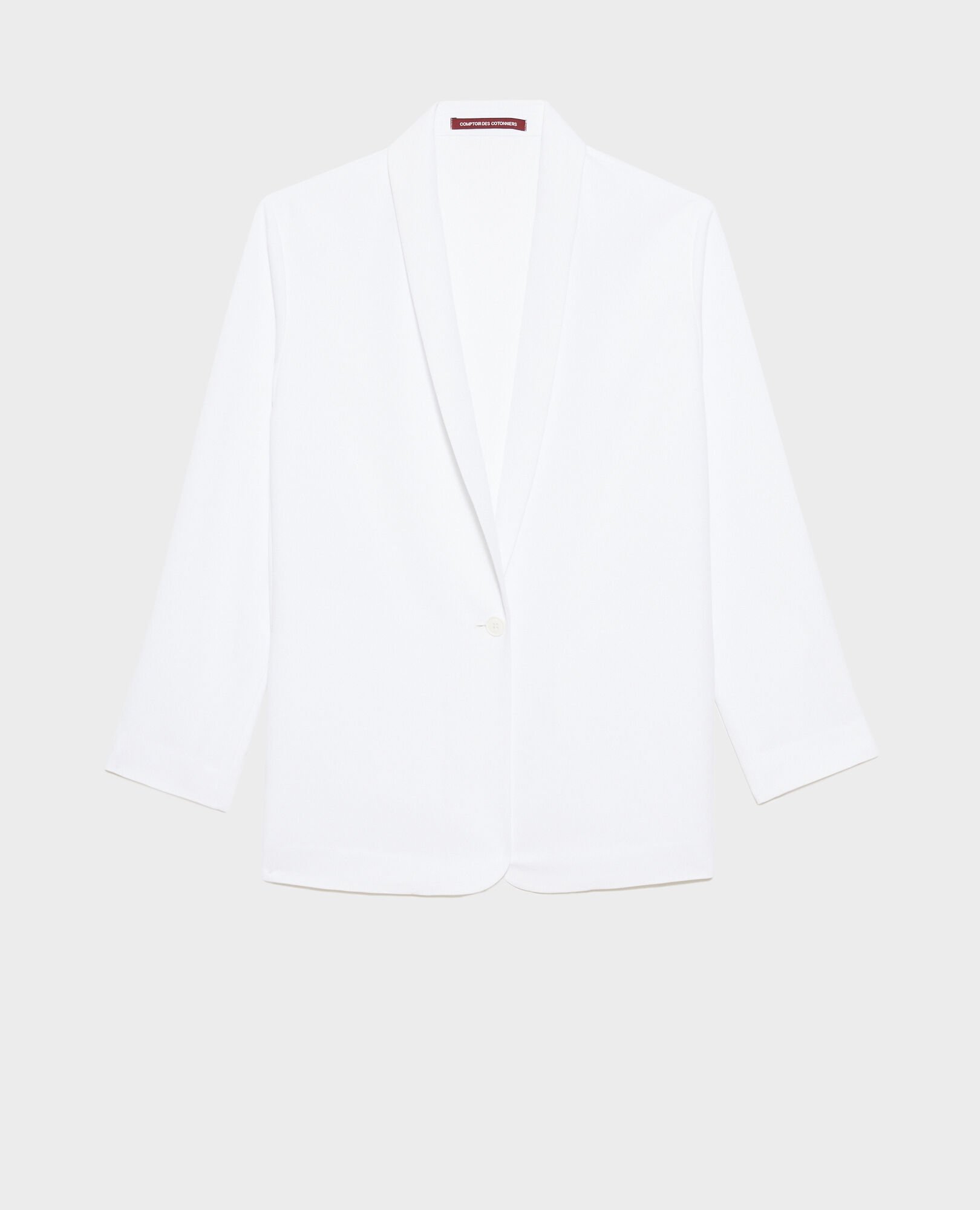 Tuxedo-style jacket Brilliant white Nevibal