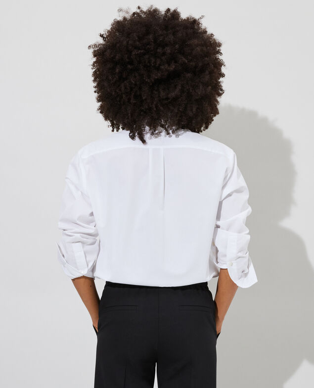 Cotton boyfriend shirt Optical white