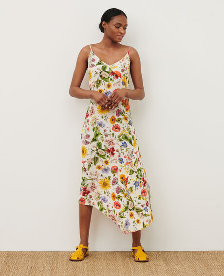 Silky asymmetric dress 0020 white herbier 3sdr271v02