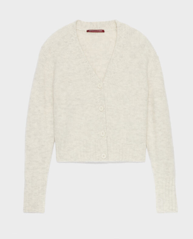 Alpaca blend cardigan