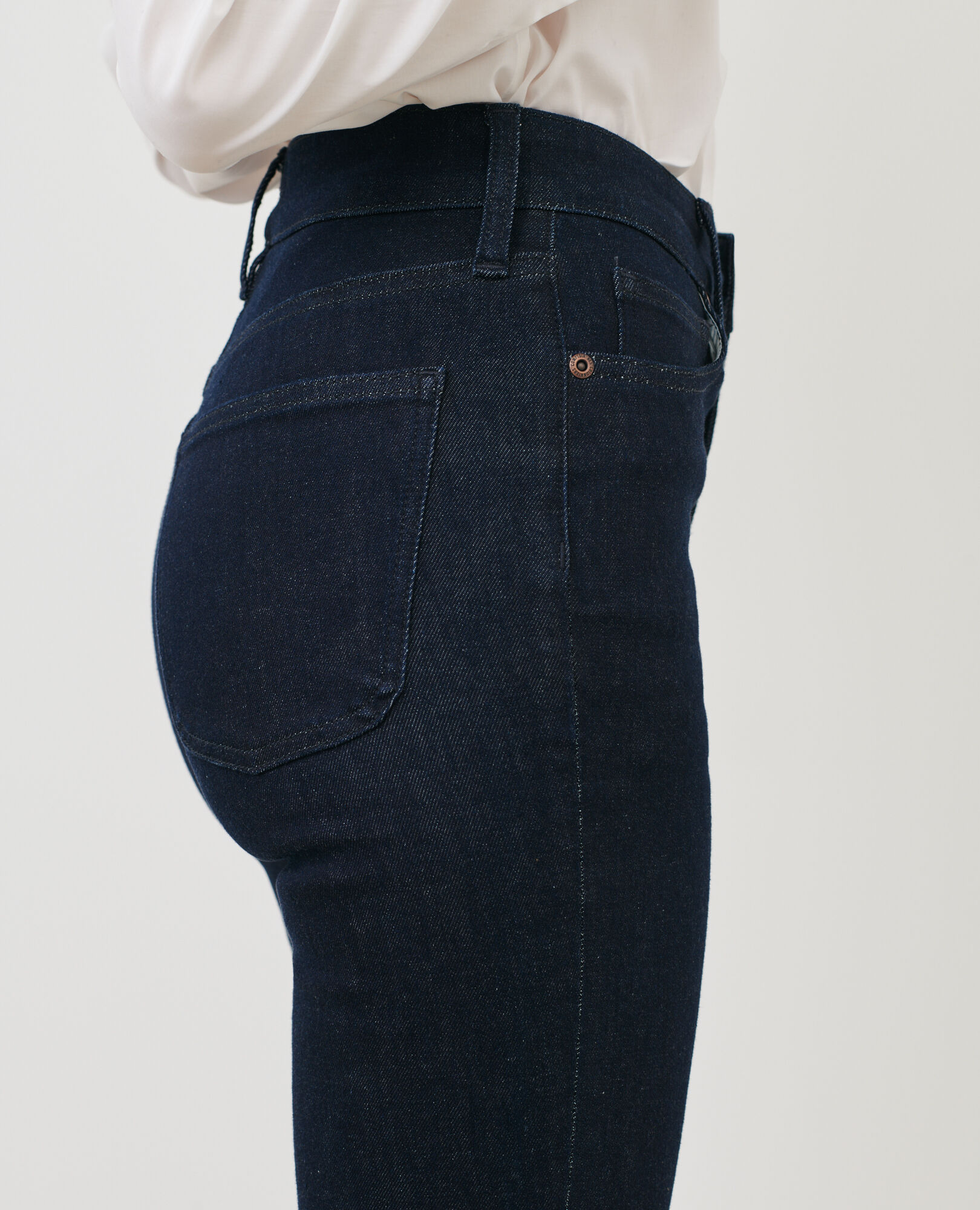 DANI - SKINNY - High-waisted jeans Dark indigo Rauky