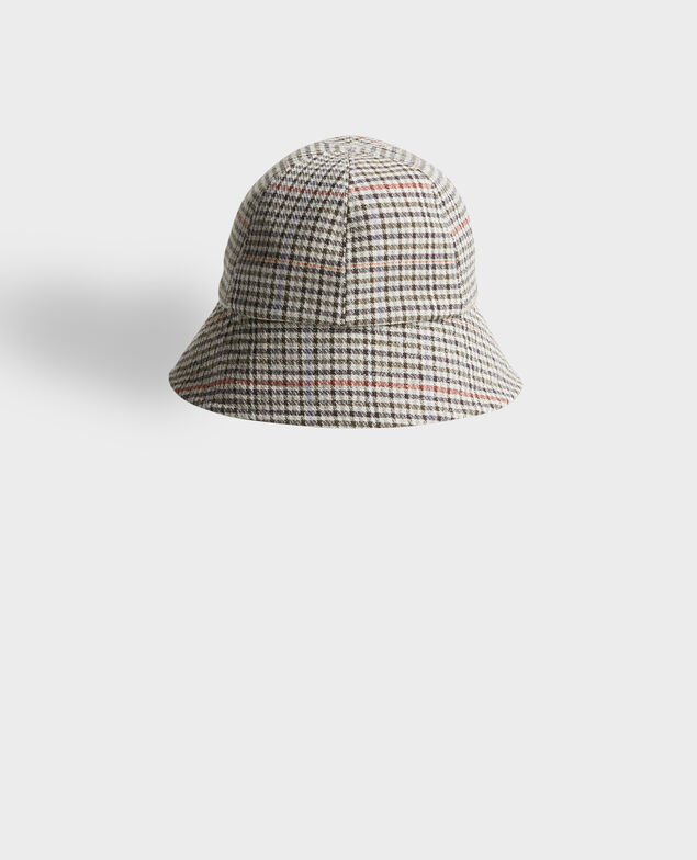Check bucket hat 8883 02 lightgray