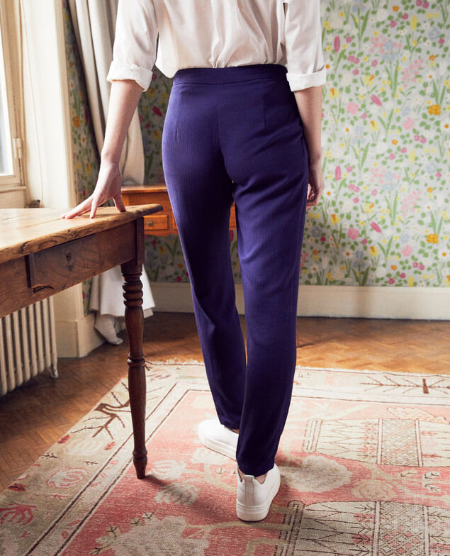 Harem-style pants  Evening blue