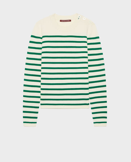MADDY - Striped merino wool jumper