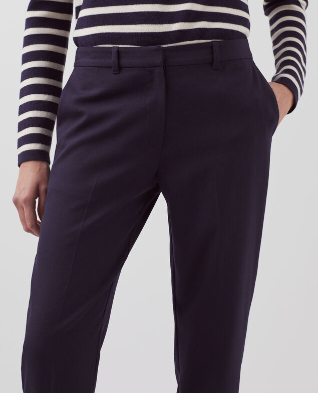MARGUERITE - Cigarette trousers 7012c 69 navy
