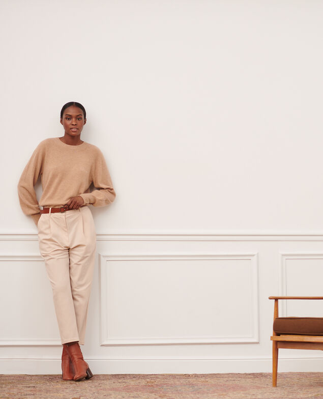 Cigarette trousers 31 beige