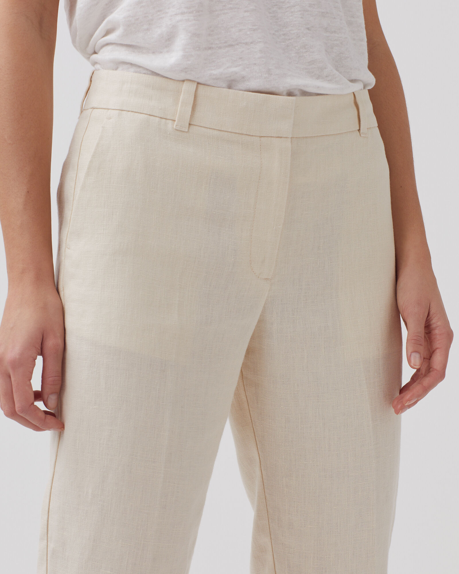 Linen cigarette store trousers