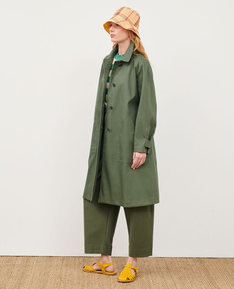 CATHERINE - Loose trench 0571 thyme green 3sco003c19