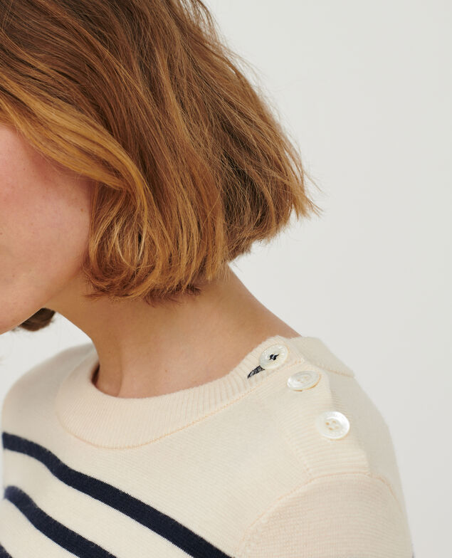 MADDY - Striped merino wool jumper