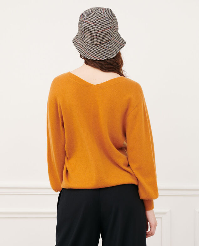 Loose cashmere 3D jumper Sudan brwn Paulmy