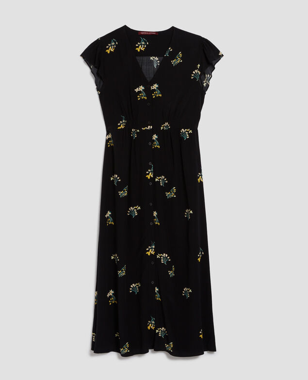 LUDIVINE - Floaty maxi dress J091 fl bouquet black