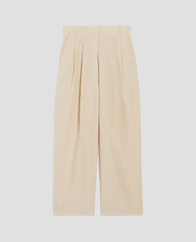 PEGGY - Carrot trousers H311 oyester gray
