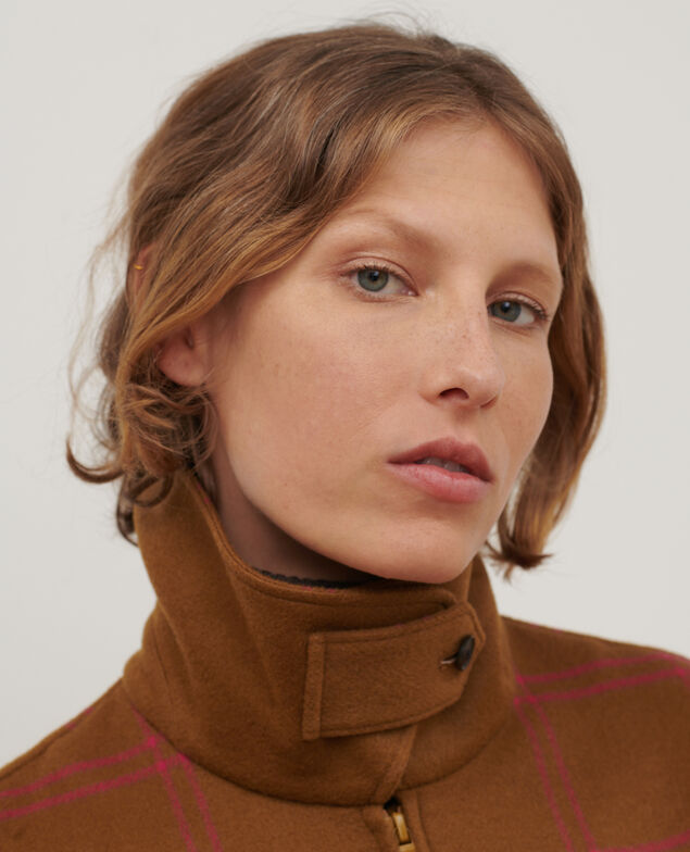 Wool blend jacket