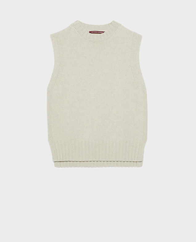 Sleeveless jumper