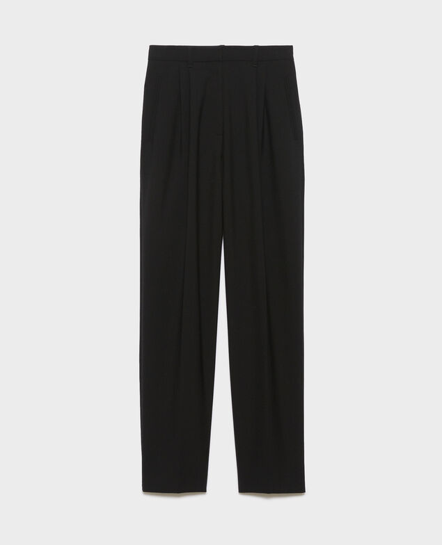 Wool suit trousers