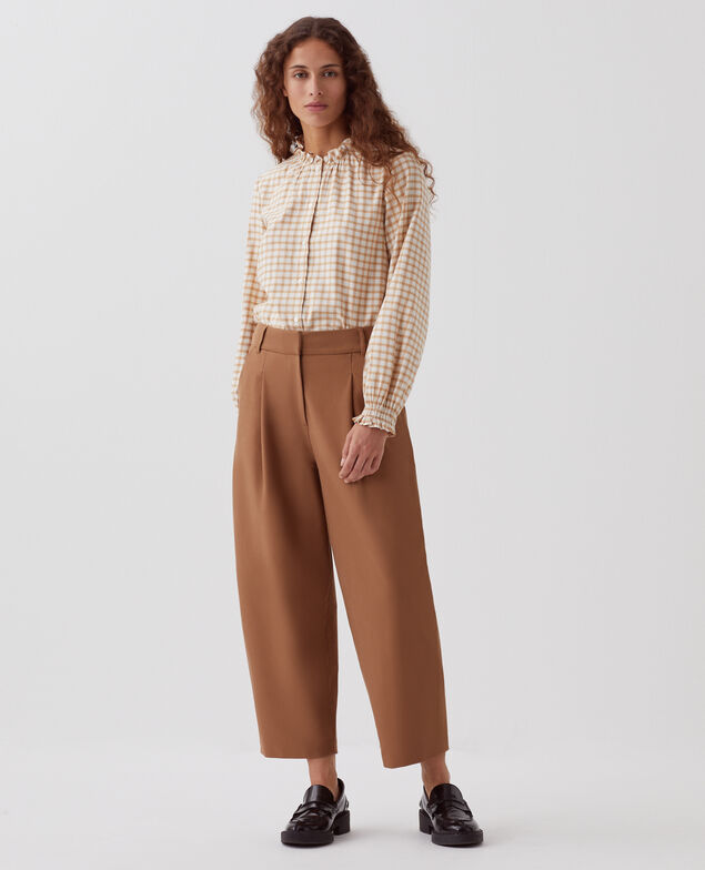 PEGGY - Carrot trousers I340 toasted coconut