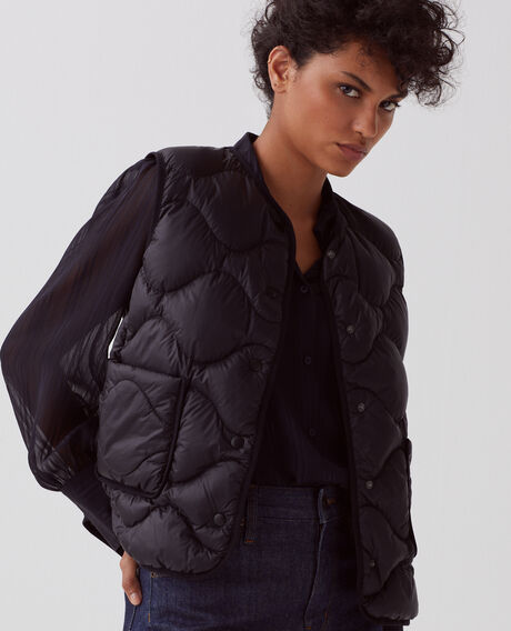 PLUME - Bodywarmer 0093 black 3sja298n03