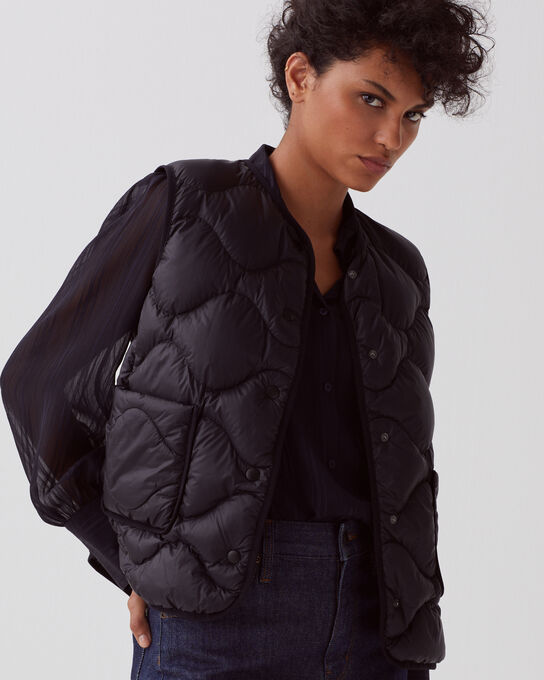 PLUME - Bodywarmer 0093 BLACK