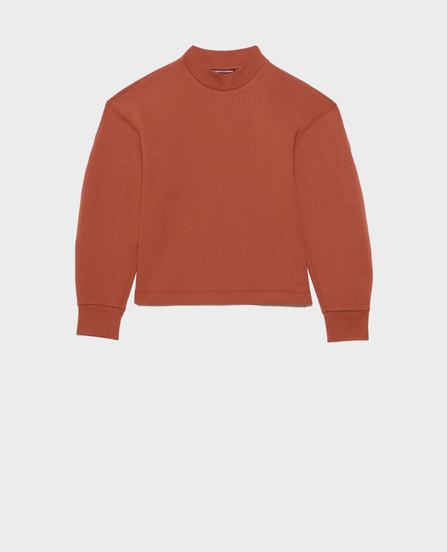 Cotton sweatshirt 8808 18 wine