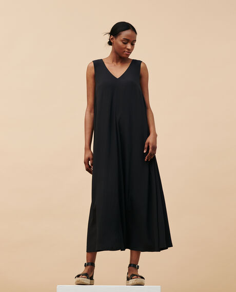 Fluid trapeze dress 0093 black 3sdr275v02