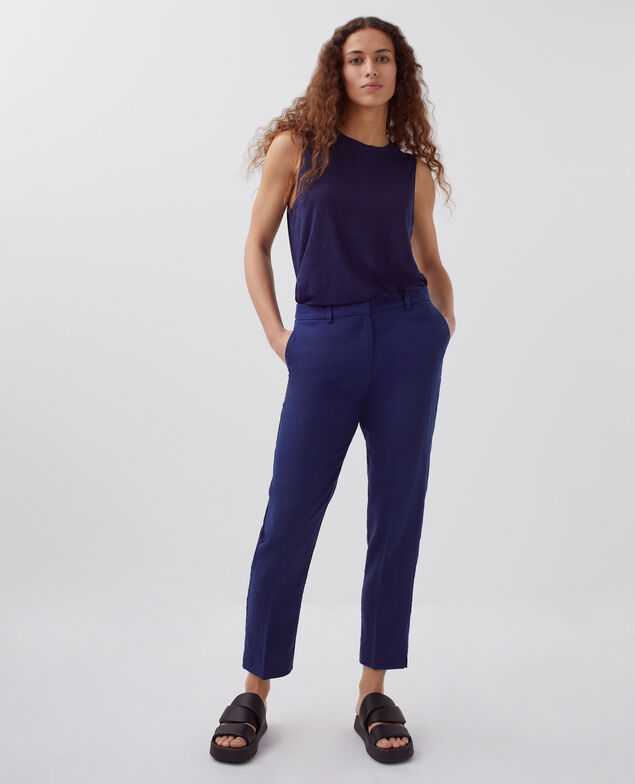 MARGUERITE - Cigarette trousers 0643 medieval blue