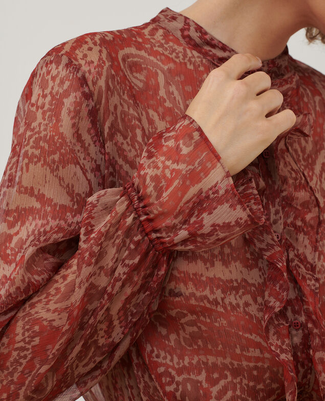 Long-sleeve blouse