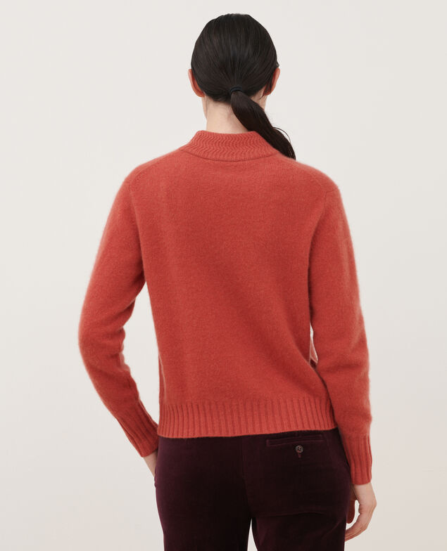 Cashmere high-neck jumper 8830 16 red