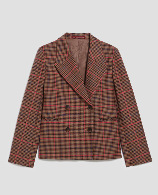 Blazer I121 check pink