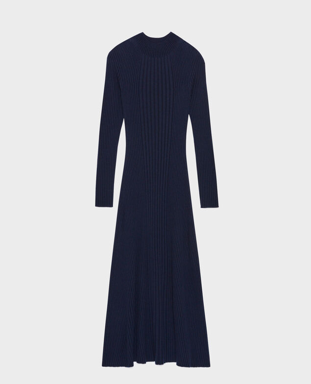 Merino wool maxi dress