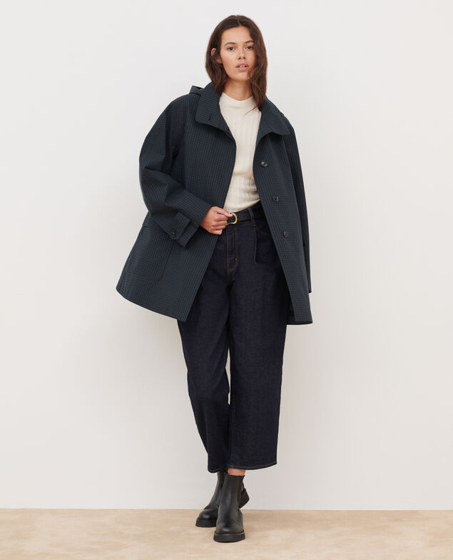 Raincoat 8863 59 darkgreen check