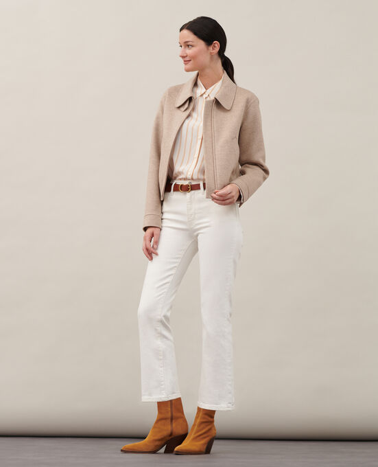 ROSINE - Flare jeans 0003 WHITE DENIM