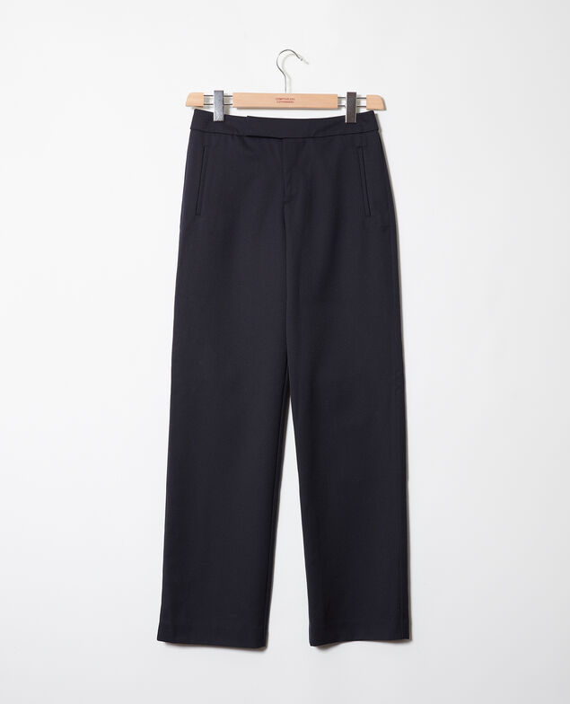 Straight-leg trousers Dark navy