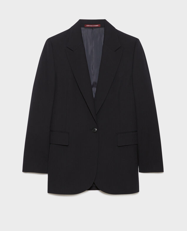 Wool blazer A091 black