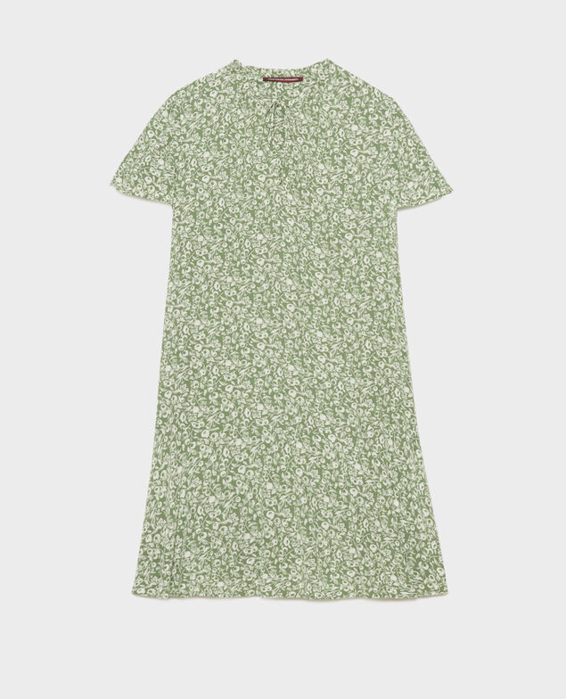 Mini dress 101 print green