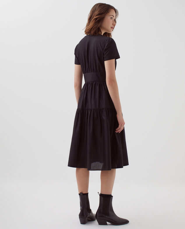 Midi dress H091 black beauty