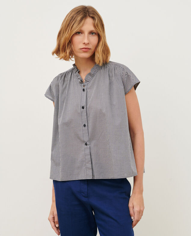Cotton voile top 7073 88_vichy
