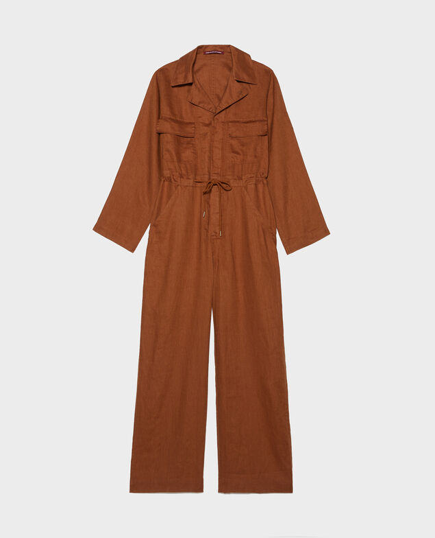 Long linen jumpsuit Monks robe Lachassain