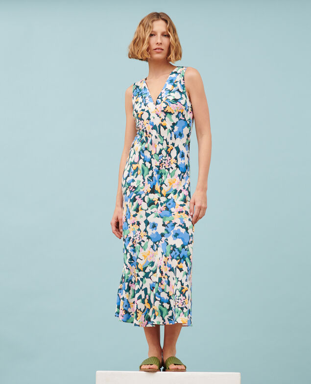 Silky maxi dress